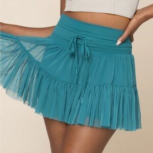 POPFLEX Pirouette Skort – Emerald, Size S (NWOT)